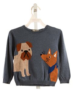 BOUT'CHOU  BLUE    SWEATER