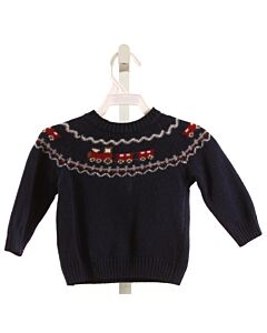 THOMAS BROWN  NAVY    SWEATER