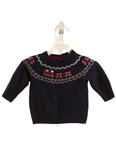 THOMAS BROWN  NAVY    SWEATER