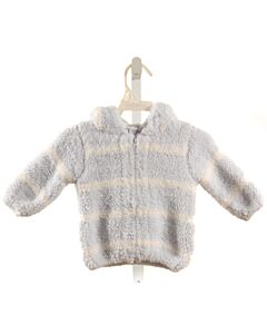 ANGEL DEAR  LT BLUE FLEECE STRIPED  OUTERWEAR
