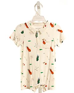 ANGEL DEAR  MULTI-COLOR  PRINT  KNIT SHORTALL