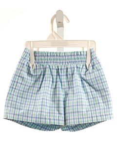 THE BEAUFORT BONNET COMPANY  BLUE  PLAID  SHORTS