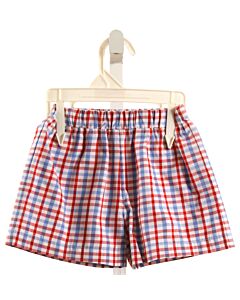 THE BEAUFORT BONNET COMPANY  RED  PLAID  SHORTS