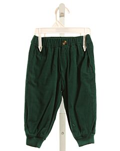 THOMAS BROWN  GREEN CORDUROY   PANTS