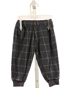 THOMAS BROWN  NAVY  WINDOWPANE  PANTS