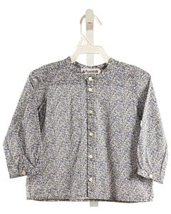 BONPOINT  BLUE  FLORAL  DRESS SHIRT