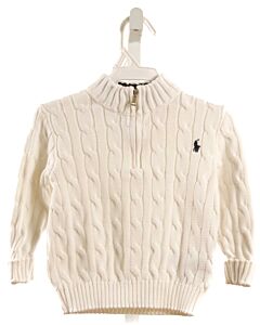 RALPH LAUREN  WHITE    PULLOVER