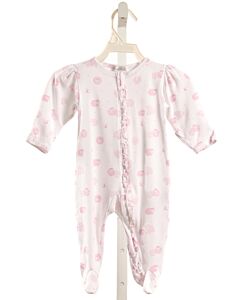 KISSY KISSY  PINK KNIT  PRINTED DESIGN LAYETTE WITH RUFFLE