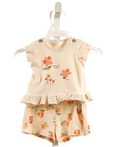 MAYORAL  CREAM KNIT FLORAL PRINTED DESIGN 2-PIECE OUTFIT