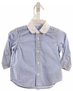 RALPH LAUREN LT BLUE STRIPED DRESS SHIRT