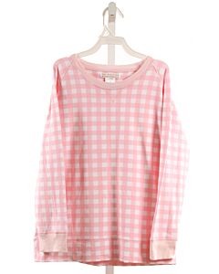 THE BEAUFORT BONNET COMPANY  PINK  GINGHAM  PULLOVER