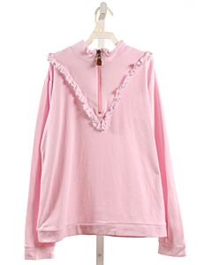 BELLA BLISS  PINK    PULLOVER WITH RUFFLE