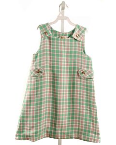 THE BEAUFORT BONNET COMPANY  MINT  PLAID  DRESS