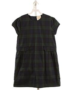 THE BEAUFORT BONNET COMPANY  FOREST GREEN  PLAID  DRESS