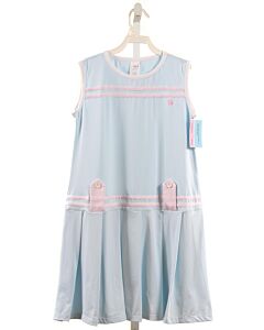 SET BY LULLABY SET  LT BLUE    KNIT DRESS