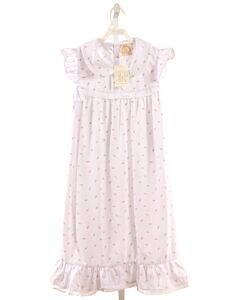 THE BEAUFORT BONNET COMPANY  WHITE  FLORAL  LOUNGEWEAR WITH EYELET TRIM