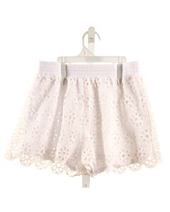 DESIGN HISTORY  WHITE EYELET FLORAL  SHORTS