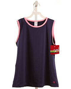 SET BY LULLABY SET  NAVY    KNIT TANK