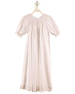 MOM & ME  WHITE   SMOCKED DRESS