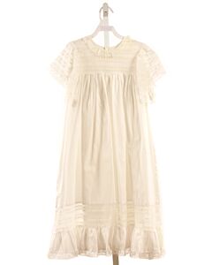 REMEMBER NGUYEN  WHITE    DRESS WITH LACE TRIM