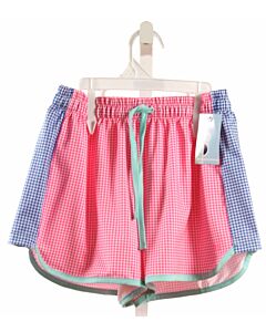 SET BY LULLABY SET  HOT PINK  GINGHAM  SHORTS