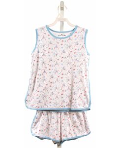 JAMES & LOTTIE  LT BLUE  PRINT  2-PIECE OUTFIT
