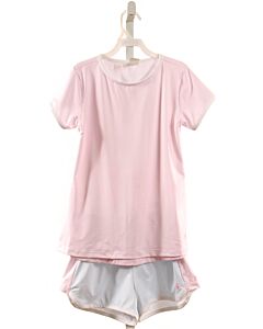 SET BY LULLABY SET  LT PINK  GINGHAM  2-PIECE OUTFIT