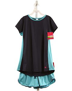 SET BY LULLABY SET  NAVY    2-PIECE OUTFIT WITH RIC RAC