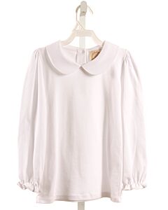 THE BEAUFORT BONNET COMPANY  WHITE    KNIT LS SHIRT