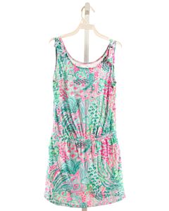 LILLY PULITZER  BLUE KNIT FLORAL  DRESS