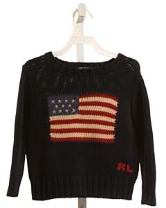 POLO BY RALPH LAUREN  NAVY    SWEATER