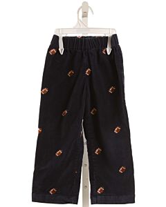 CPC  NAVY CORDUROY  EMBROIDERED PANTS