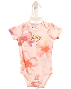 JUICY COUTURE  LT PINK  FLORAL  KNIT BUBBLE