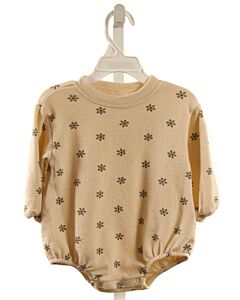 RYLEE & CRU  IVORY TERRY CLOTH FLORAL  KNIT BUBBLE