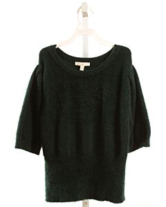 CHELSEA & VIOLET  FOREST GREEN    SWEATER