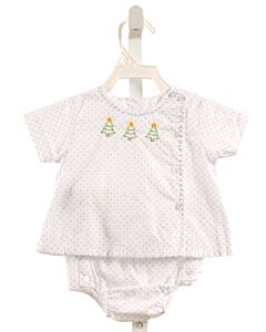 REMEMBER NGUYEN  LT BLUE  POLKA DOT EMBROIDERED 2-PIECE OUTFIT