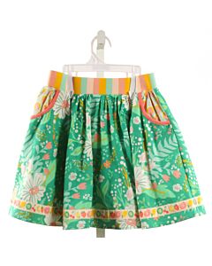 WILD FLOWERS  GREEN  FLORAL  SKORT