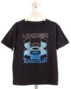 UNDER ARMOUR  NAVY   PRINTED DESIGN T-SHIRT