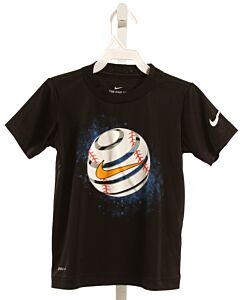 NIKE  BLACK   PRINTED DESIGN T-SHIRT