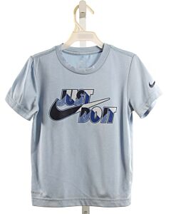 NIKE  LT BLUE  PRINT  T-SHIRT