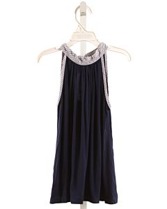 BELLA BLISS  NAVY    SLEEVELESS SHIRT