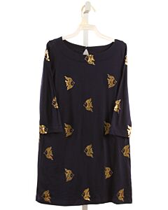LILLY PULITZER  NAVY   PRINTED DESIGN KNIT DRESS