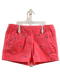 VINEYARD VINES  HOT PINK   EMBROIDERED SHORTS