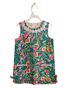 LILLY PULITZER  GREEN  FLORAL  DRESS