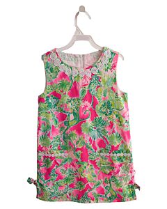 LILLY PULITZER  HOT PINK  FLORAL  DRESS