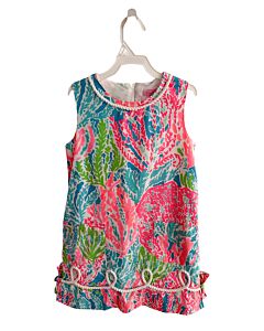 LILLY PULITZER  PINK   PRINTED DESIGN DRESS