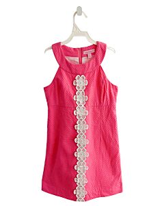 LILLY PULITZER  HOT PINK PIQUE   DRESS