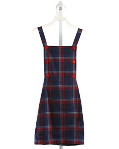 BELLA BLISS  NAVY  PLAID  DRESS