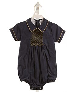 BELLBIRD  NAVY   SMOCKED BUBBLE