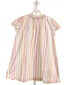 SUN HOUSE CHILDREN'S  MULTI-COLOR  STRIPED  DRESS